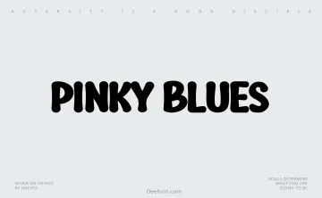 Pinky Blues Font