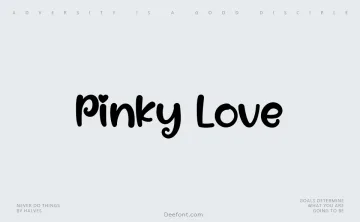 Pinky Love Font
