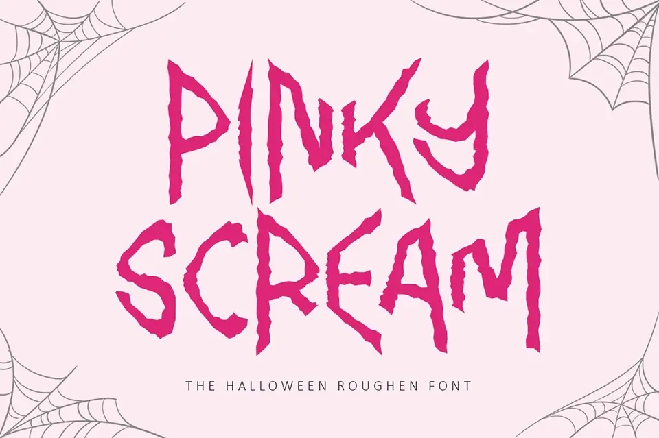 Pinky Scream Font