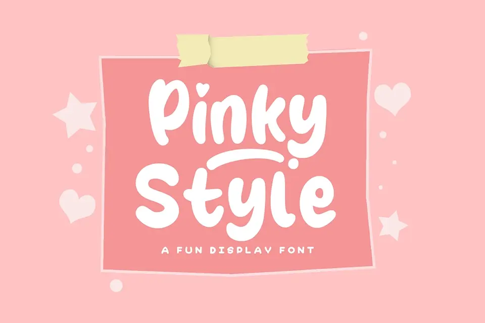 Pinky Style Font