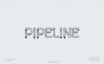 Pipeline Font