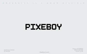 Pixeboy Font