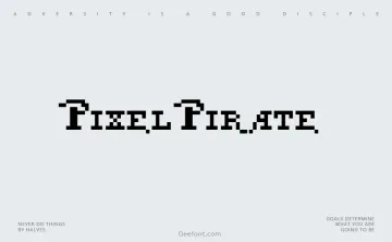 Pixel Pirate Font