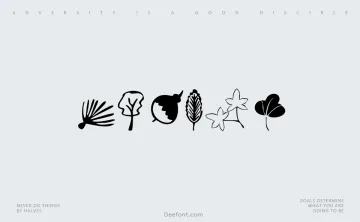 Plants Font
