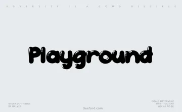 Playground Font