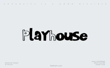 PlayHouse Font