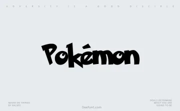 Pokémon Font