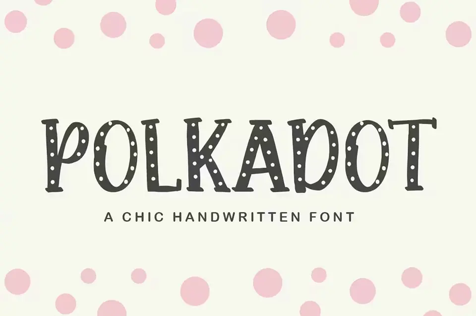 Polkadot Font