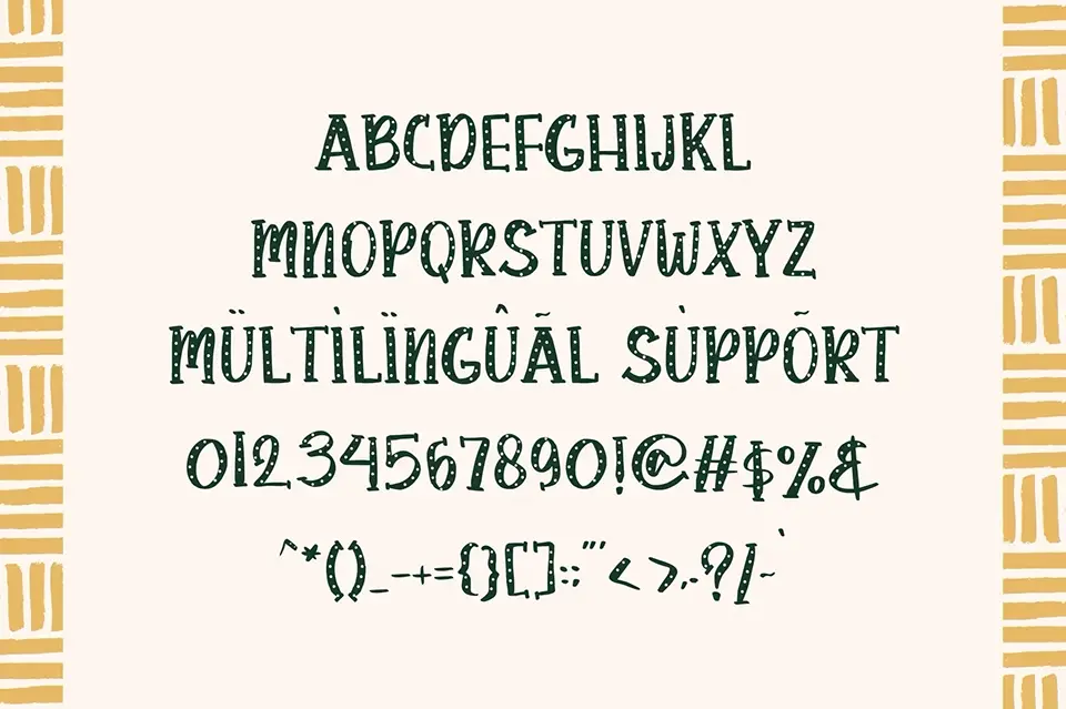 Polkadot Font