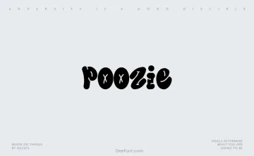 Poozie Font