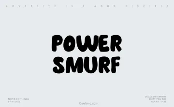 Power Smurf Font