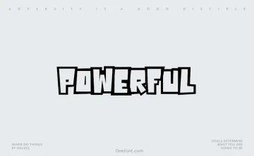 Powerful Font