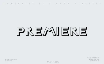 Premiere Font