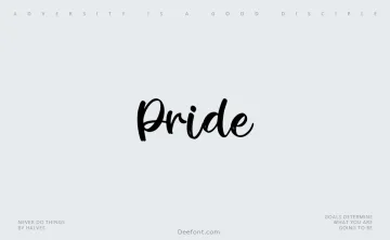Pride Font