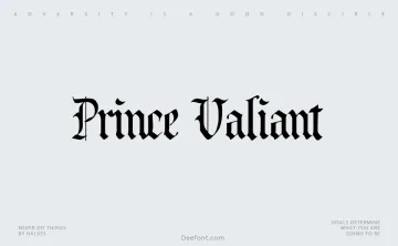 Prince Valiant Font