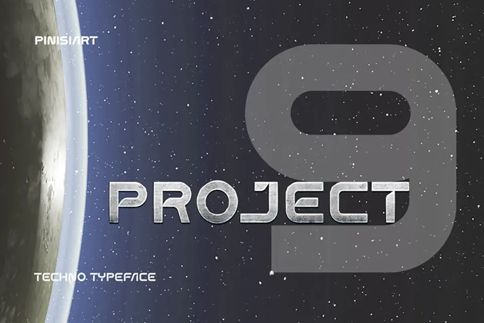 Project 9 Font