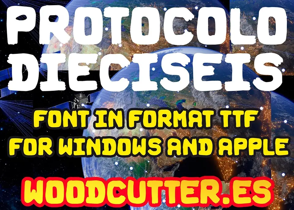 Protocolo Dieciseis Font