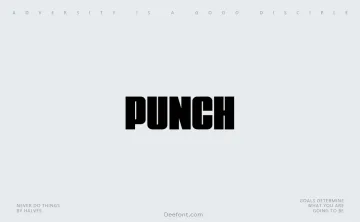 Punch Font