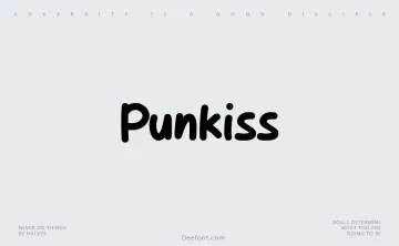 Punkiss Font