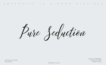 Pure Seduction Font