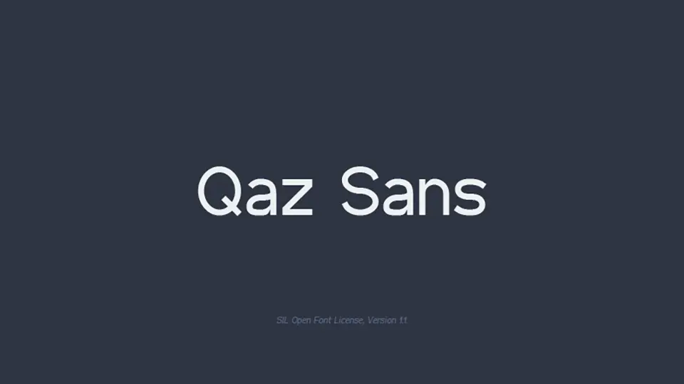 Qaz Font