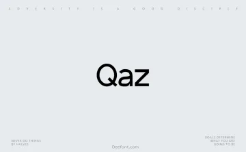 Qaz Font