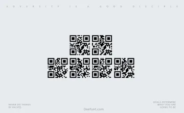 QR font TFB Font