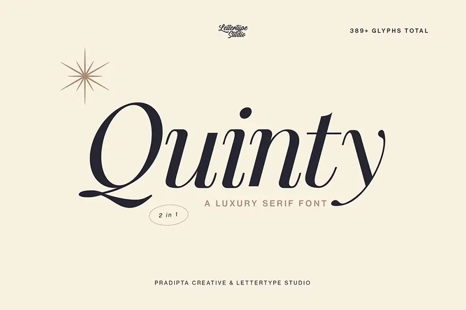 Quinty Font