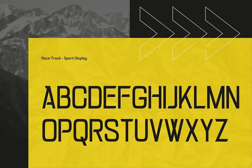 Race Track Font