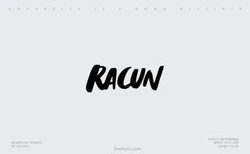 Racun Font
