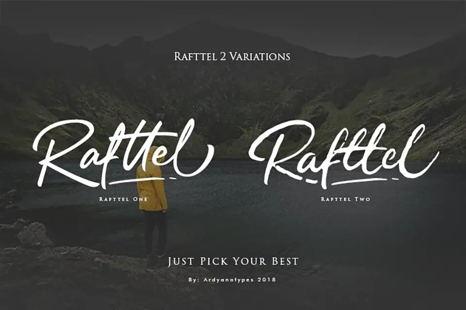 Rafttel Script Font