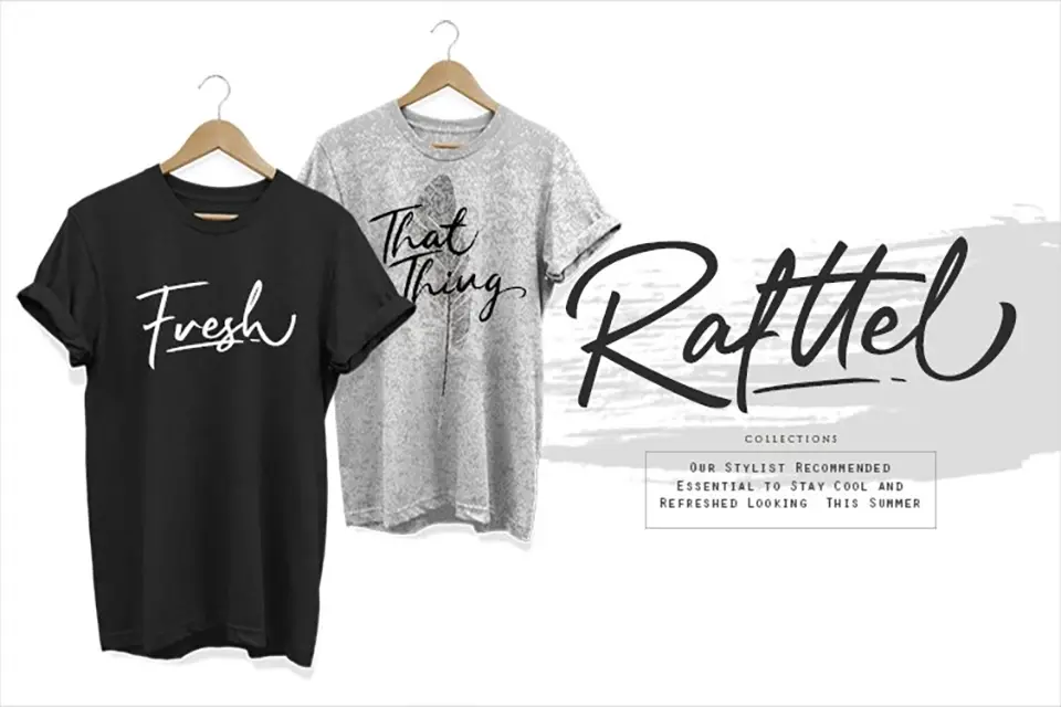 Rafttel Script Font