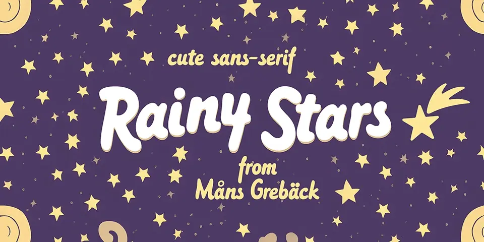 Rainy Stars Font