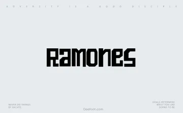 Ramones Font