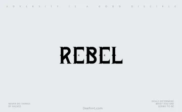 Rebel Font