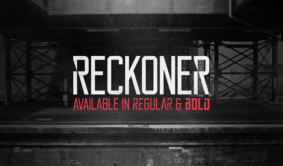 Reckoner Font