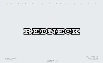 Redneck Font