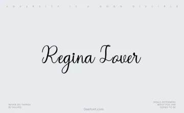 Regina Lover Font