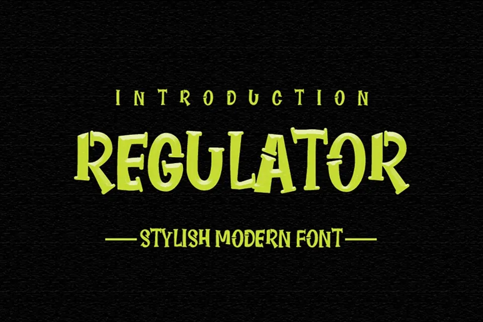 Regulator Font