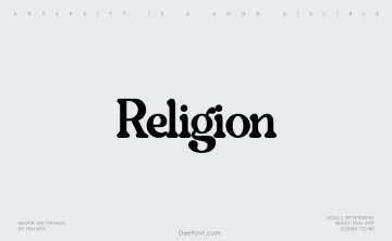 Religion Font