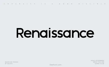 Renaissance Sans Font