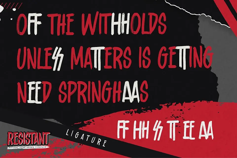 Resistant Font