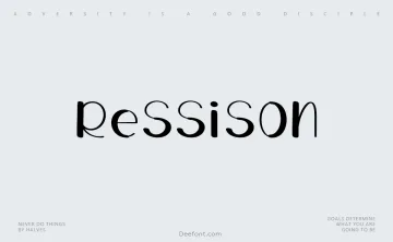 Ressison Font