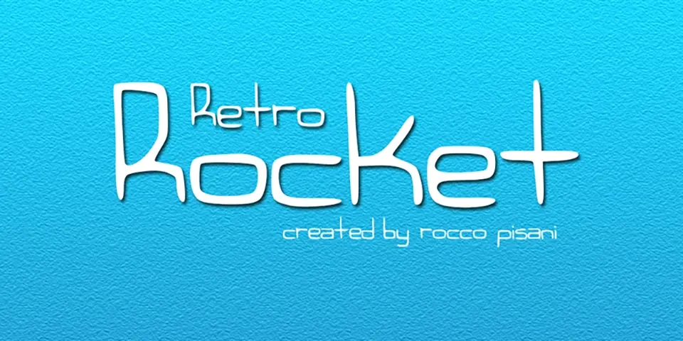 Retro Rocket Font