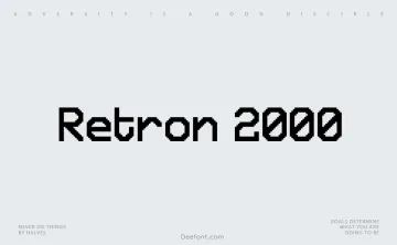 Retron 2000 Font