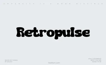 Retropulse Font