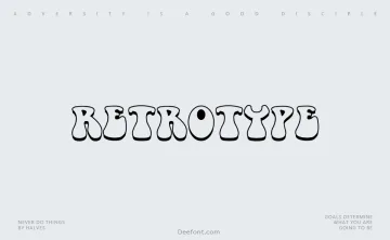 Retrotype Font