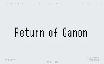 Return of Ganon Font