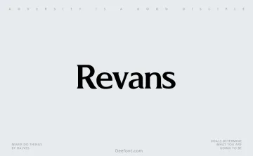 Revans Font