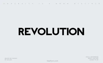 Revolution Sans Font